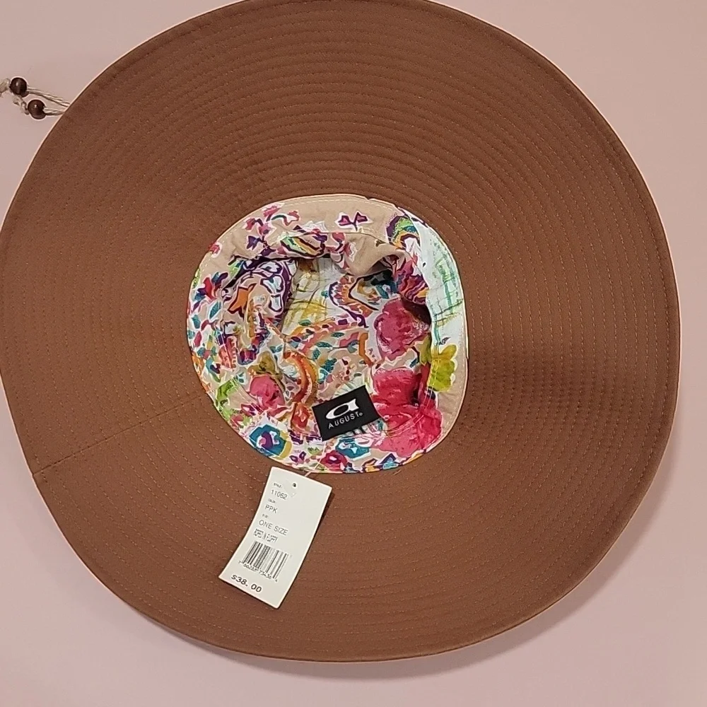 NWT - AUGUST LIGHT BROWN SUN HAT
